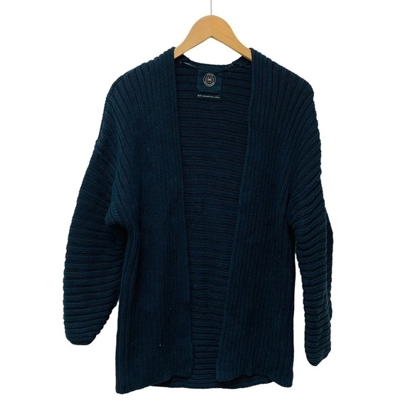 Urban Outfitters Black Ribbed Cardigan - Picture 1 of 9